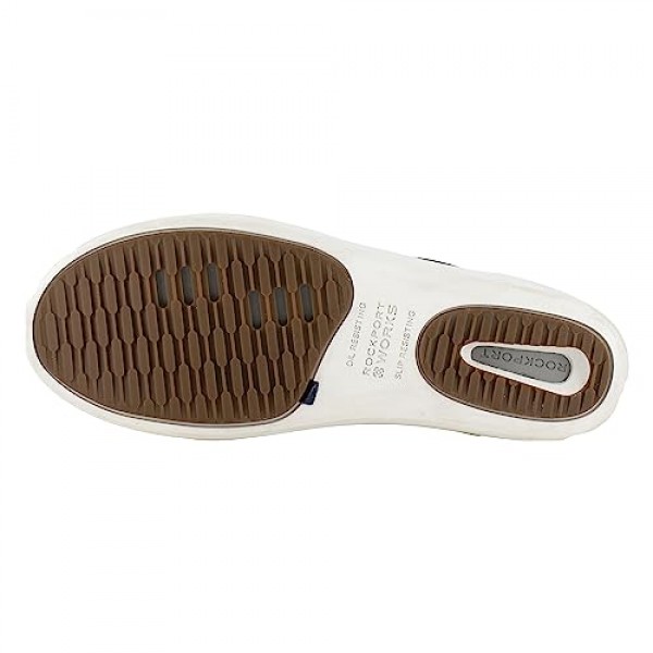 Rockport RK643 Parissa 블랙 합성 발가락 여성 작업 슬립온 신발