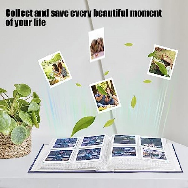 사진 앨범 2X3 160 포켓 Fujifilm Instax Mini 11 12 9 7+ 40 Evo Liplay 90 8 인스턴트 카메라/미니 링크 SP-1 프린터와 호환 가능, Polaroid Zink/Mint Zip 인스턴트 카메라와 호환 가능