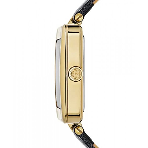 Ted Baker 여성용 블랙 비건 가죽 스트랩 시계 (모델: BKPMSS3019I)