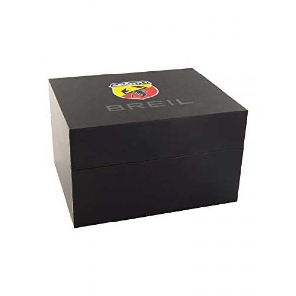 BREIL 시계 Abarth 컬렉션 쿼츠 크로노 무브먼트 및 남성용 티타늄 스트랩