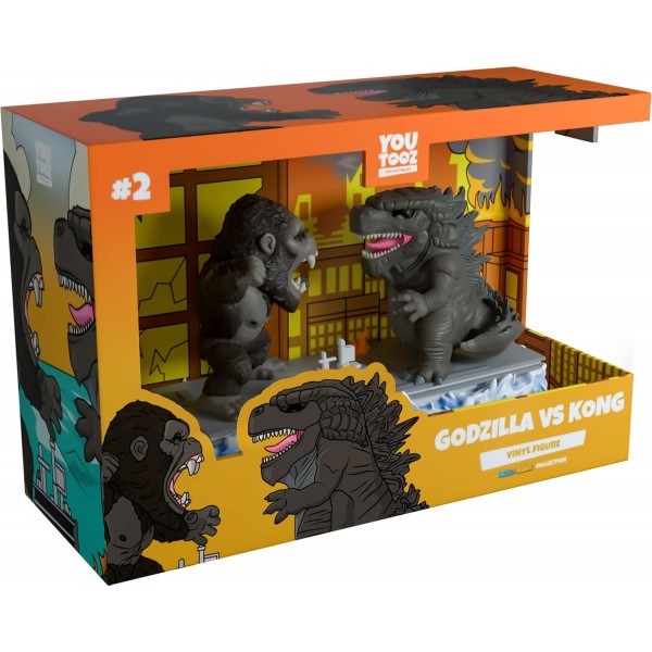 Youtooz Godzilla Vs Kong Figures 2 pcs, 4.3