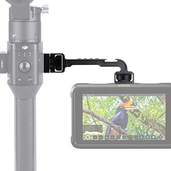 Ronin S/Ronin SC 모니터 마운트, DH11 DJI Ronin S/SC Gimbals Stabilizer용 마이크 라이트 스탠드용 1/4 스레드 콜드 슈 마운트가 있는 회전식 매직 암