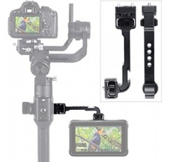 Ronin S/Ronin SC 모니터 마운트, DH11 DJI Ronin S/SC Gimbals Stabilizer용 마이크 라이트 스탠드용 1/4 스레드 콜드 슈 마운트가 있는 회전식 매직 암
