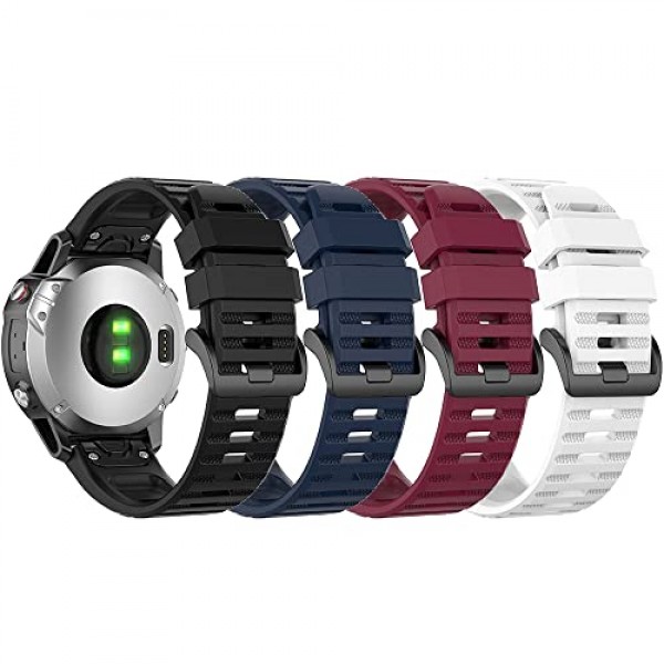 Coros Vertix 시계 밴드와 호환되는 FitTurn(Vertix 2 제외), Coros Vertix 스마트 시계 퀵 핏 실리콘 밴드 스트랩용 스포츠 소프트 실리콘 유연한 시계 스트랩