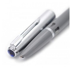 czxwyst 2019 새 버전 601 스틸 캡 Vacumatic Double Bead 만년필 (잉크 창이있는 전함 그레이)