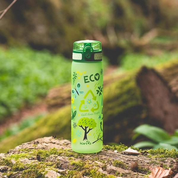 ion8 누수방지 슬림물병, BPA-free, Rose & Leakproof Slim Water Bottle, BPA-free, 500ml, Ecology, i8500FPGECO