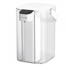 물방울 전기 정수 필터 피처, 디스펜서, 200갤런, 5배 긴 수명의 조리대 정수 필터 시스템, NSF/ANSI 401&53&42, 염소 감소, 납, PFAS, 15컵, 흰색, 필터 1개 포함