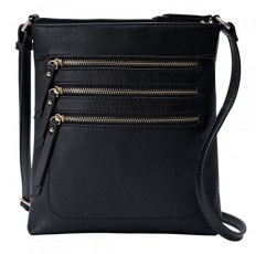 Solene Crossbody Bag 기능성 멀티 포켓 메신저 지갑 조절 가능한 스트랩이 있는 탑 지퍼 클로저 숄더 핸드백