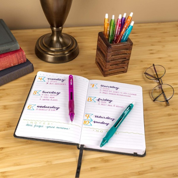 Bic RLCAP41-AST 멀티 컬러 Bic Gelocity 패션 펜 4팩