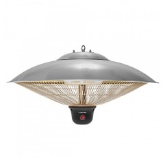 Trotec IR 2000 SC Designer 천장 히터 산업 디자인 3개 열 설정 원격 제어 2000W