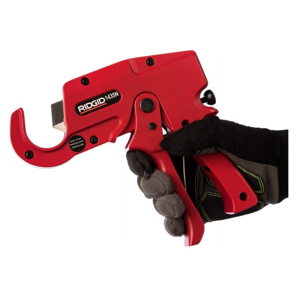 RIDGID 26821 플라스틱 파이프용 모델 1435N 래칫 커터; 6-35mm OD 용량