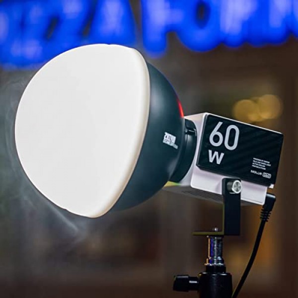 zhi yun Molus G60 및 Molus X100 COB 비디오 조명용 Zhiyun 돔 확산 ZY 마운트, 돔 직경: Ø 14cm