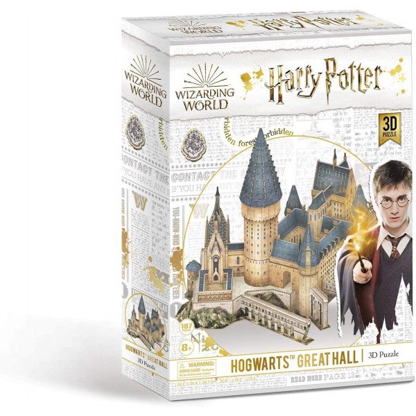 Revell 3D 퍼즐 00309 해리포터의 세계를 3D 퍼즐, 온 가족이 즐길 수 있는 수공예품, 컬러로 만나보세요.