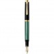 PELIKAN 수베란 브로드 포인트 만년필, 블랙/그린(980037)