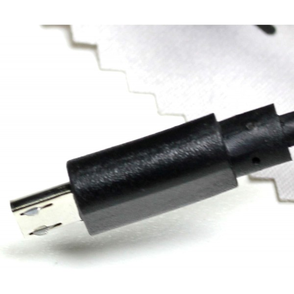 Logitech G533, G633, G933, G935 헤드셋 마이크로 USB 충전 케이블 메인 충전기 2A OTB에 적합한 충전기 mungoo 디스플레이 클리닝 천 포함