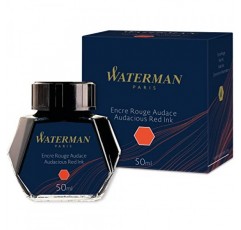 워터맨 만년필 잉크, 어데이셔스 레드, 50ml 병