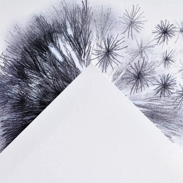 CANSON 대학원 라이트 그레인 96gsm A4 스케치 종이 패드, 짧은 면 접착, 천연 흰색 시트 40매, 전문 예술가 및 학생에게 이상적