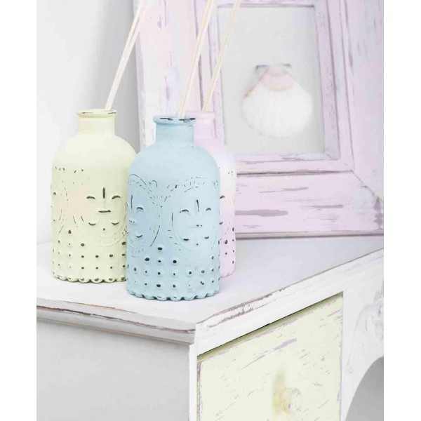 Marabu 0261000000087 - Chalky Chic Set with 5x 100ml 불투명, 무광 초크 페인트, 수성, 도징 캡 - 목재, 금속 및 플라스틱에 롤러, 브러시 및 두드리기, 샌딩 가능한 중고 룩 세트 5가