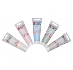 Marabu 0261000000087 - Chalky Chic Set with 5x 100ml 불투명, 무광 초크 페인트, 수성, 도징 캡 - 목재, 금속 및 플라스틱에 롤러, 브러시 및 두드리기, 샌딩 가능한 중고 룩 세트 5가