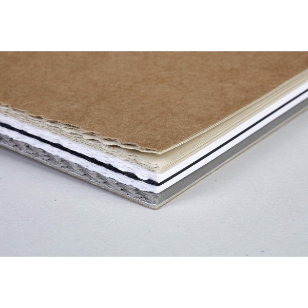 Clairefontaine 975173C Block Paint'On (50장, 머리 부분 접착, 250g, 17.6 x 25cm) 1개 모듬 색상 17.6 x 25 cm