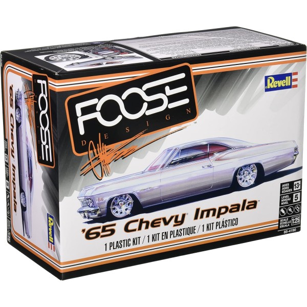 Revell 14190 Foose '65 Chevy Impala Chevrolet 상세 모델 키트, 자동차 키트 1:25