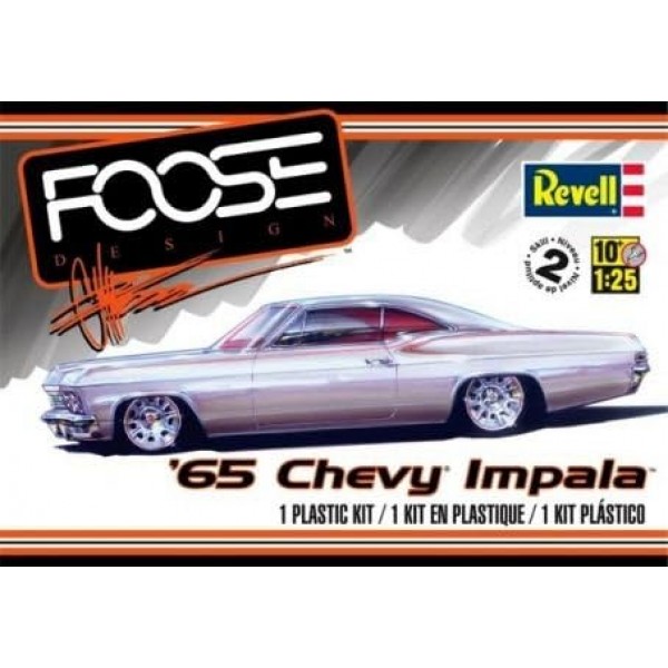 Revell 14190 Foose '65 Chevy Impala Chevrolet 상세 모델 키트, 자동차 키트 1:25
