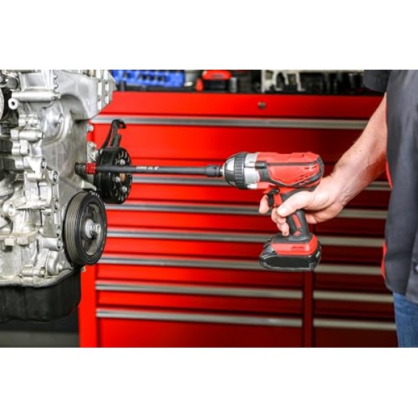 ARES 27098 – 3피스 1/2인치 드라이브 잠금 임팩트 소켓 확장 세트 – 소켓 및 액세서리의 빠른 분리를 위한 알루미늄 잠금 링 칼라 – 3인치, 6인치 및 12인치 확장