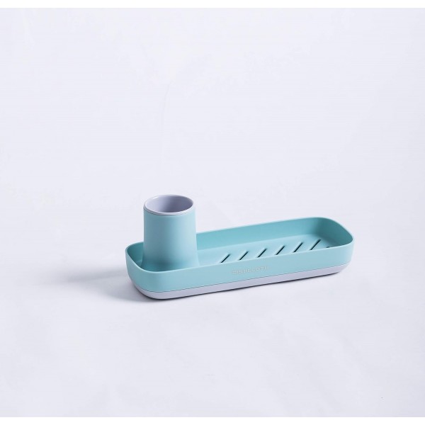 MSN Kitchen Accessories, Sink Organiser, Sink Organiser, for Sponges, Soap Dispensers and Tableware Accessories(Light Blue)