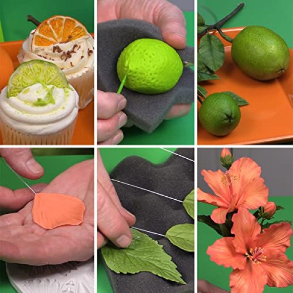 Flower Pro 'Summer Flowers' 마스터 클래스 컬렉션 USB 케이크 장식 및 공예용 USB 1권(Katy Sue 출연 셰프 Nicholas Lodge)