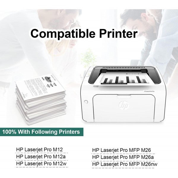 HP Laserjet Pro M12W M12A M12 M26NW M26A M26 프린터 카트리지용 HP 79A CF279A 토너 카트리지와 호환되는 ONINO 토너 카트리지(2 검정)