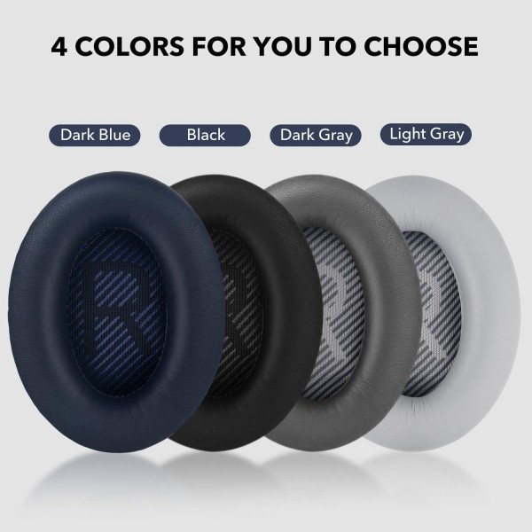 Bose Quiet Comfort 35 이어 패드, Bose QC 35/35 II용 이어 패드, 프로테인 램스킨 메모리 폼(블랙) 블랙제 액세서리