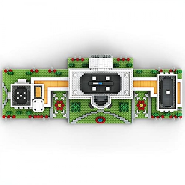 SEMKY 마이크로 미니 블록 백악관 유명 랜드마크 모델 세트,(3000개) -어린이 및 성인을 위한 건축 및 건축 장난감 선물