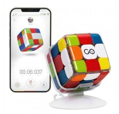 GoCube Edge 풀 팩 - 연결된 전자 블루투스 큐브 - 스티커가 없는 3x3 자기 속도 큐브 - 어린이, 성인을 위한 무료 앱 지원 대화형 스마트 큐브 - STEM 퍼즐 장난감 큐브