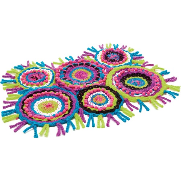 Make It Real 1504 스파이럴 데코 러그, 멀티 컬러