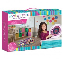 Make It Real 1504 스파이럴 데코 러그, 멀티 컬러