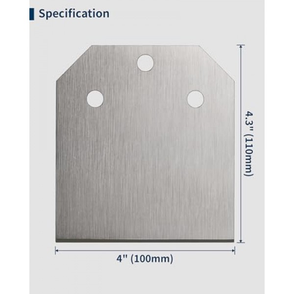 Firecore 4 x 10 SDS Plus 바닥 스크레이퍼 FS21410용 Firecore SDS Plus 바닥 스크레이퍼 교체 블레이드