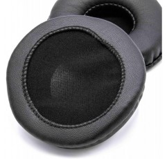 70mm 이어패드가 필요한 헤드폰과 호환되는 vhbw 이어패드 Headphone Headset, Polyurethane, Black