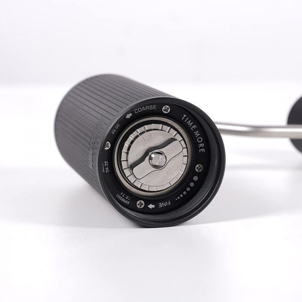 TIMEMORE 체스트넛 ESP 수동 커피 그라인더, 특허받은 스테인레스 스틸 원추형 버 - 정밀한 조절 가능 설정, 에스프레소 모카 프렌치 프레스 푸어 오버용 핸드 커피 그라