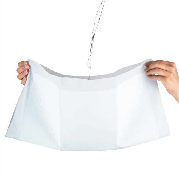 EVERANIMALS 100 강아지 패드 60x60 cm - 손쉬운 강아지 훈련을 위한 무취 유인 물질, 집을 보호하기 위한 추가 흡수성 강아지 패드 100개