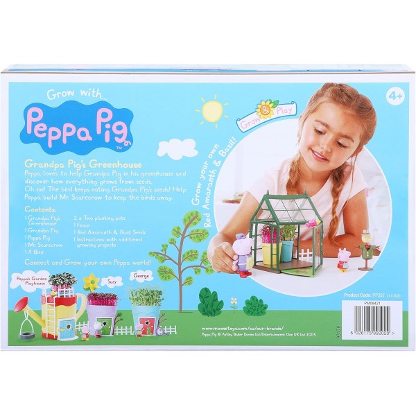 Peppa Pig PP202 Grandpa Pig의 온실 재배 및 놀이 세트
