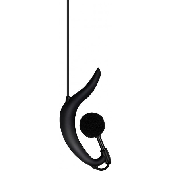 UAYESOK 2 핀 G 모양 이어폰 Serveillance 헤드셋 이어폰 인라인 PTT 마이크 양방향 라디오 Kenwood 2 핀 TK-3501 Baofeng UV-5R 888S UV-82 Puxing Retevis Wouxun TYT Midland G10(2pcs)