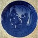 1981 로얄 코펜하겐 크리스마스 플레이트 - 나무 감상