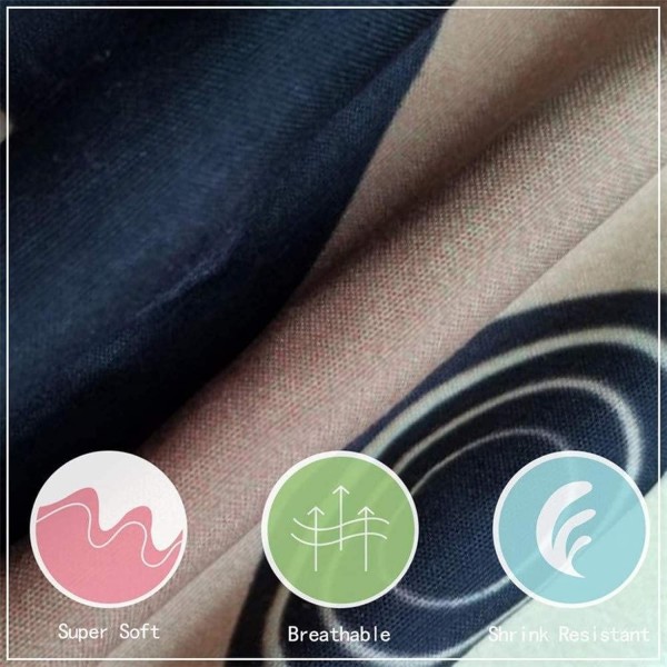 AOUAURO 싱글 이불 커버 세트 펜싱 3D 인쇄 침구 세트 지퍼 클로저 폴리에스터 1 이불 커버 2 어린이용 베갯잇 성인 청소년 140x200cm 3PCS 세트 싱글 - 140x200cm/55x78.5인치