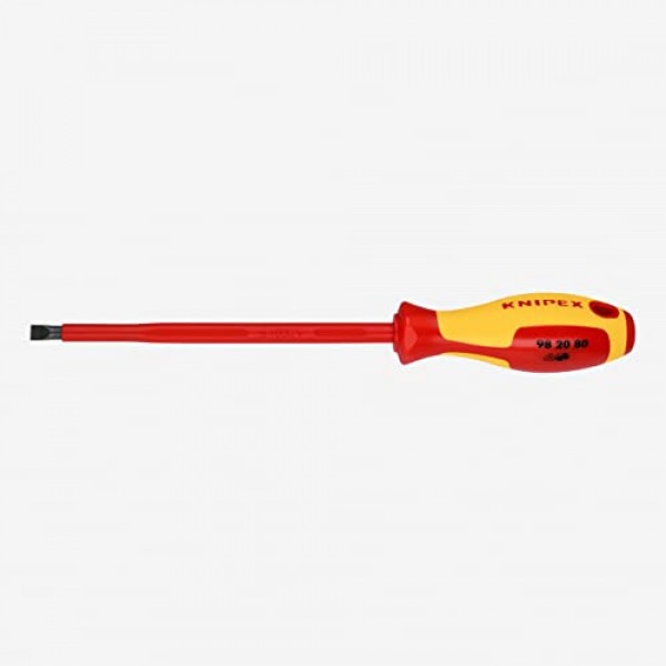 Knipex - 일자 드라이버, 7-1000V 절연, 5/16 팁(982080)