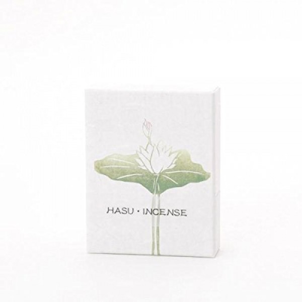 HANGA 로터스 일본 향 스틱, 일본산, 스틱 90개, 스틱당 15분, 연꽃, 자스민, 은방울꽃 향기