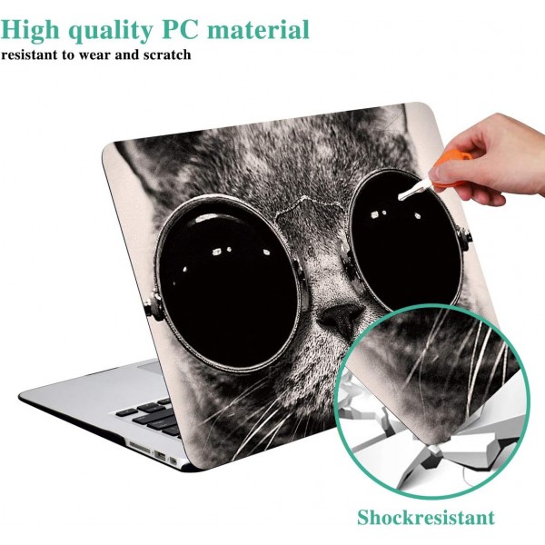 최신 MacBook Air 13.6인치 케이스 2022 모델과 호환되는 AUSMIX: A2681 M2 클립 레티나 디스플레이 및 터치 ID, MacBook Air 2022 케이스, 노트북 플라스틱 하드 쉘 및 키보드 커버, Coo