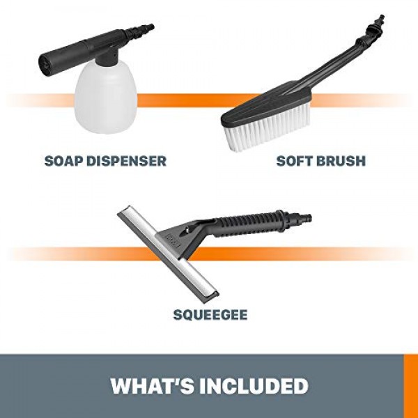 WORX Hydroshot 가정용 청소 키트 - WA4070