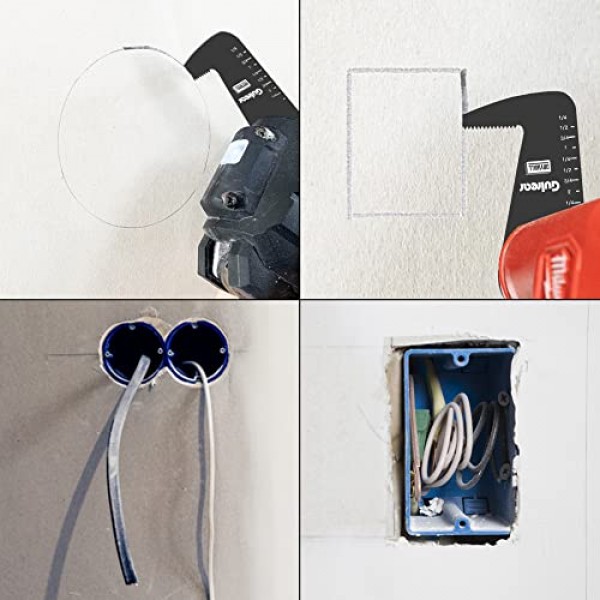 진동 도구용 건식 벽체 블레이드 5팩, 진동 도구 건식 벽체 잽 톱 블레이드 맞춤 Fein 멀티마스터 포터 케이블 Bosch Ryobi Dewalt Milwaukee Rockwell 진동 도구 블레이드