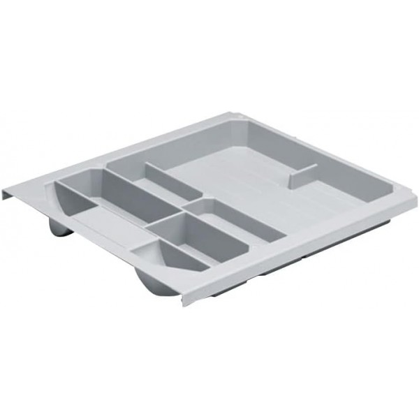 HETTICH 9111484 Systema Top 2000 사무용 필기구 인출식 392 x 40mm 롤용기(책상) 플라스틱 알루미늄 효과, 은색