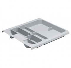 HETTICH 9111484 Systema Top 2000 사무용 필기구 인출식 392 x 40mm 롤용기(책상) 플라스틱 알루미늄 효과, 은색